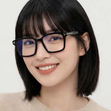 Tom Ford TF5661B 001 Blue Light Blocking Glasses Frame Luxury Black Square Acetate Daily 145239593