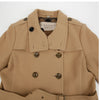 Burberry Bridged Short Double Coat 3899050 Size 44 151914502 [P]