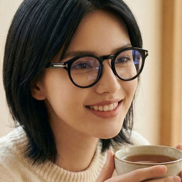 TOM FORD Blaues Licht blockierende Brille Rahmen TF5887B 001 Retroblick Luxusmode Sehschutz 60881521