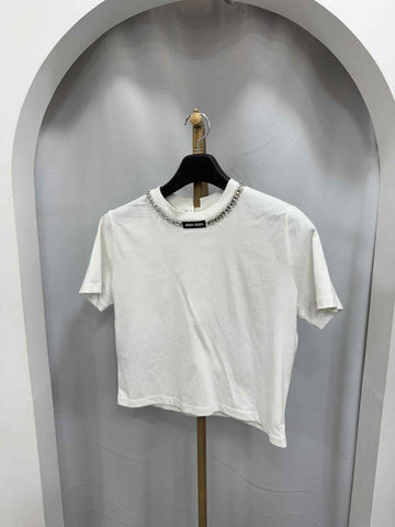 MIU MIU Logo T-Shirt kurzärmelig L 152111030