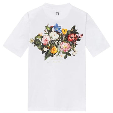 Wooyoungmi White T-shirt with Floral Print on the Back W253TS067 152114923