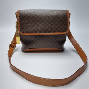 Celine Macadam Shoulder Bag Brown 601-46 152161015