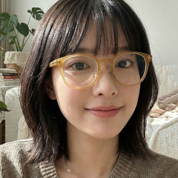 Tom Ford TF5997KB 047 Blue Light Blocking Glasses Asian Fit Clear Honey Frame Daily Fashion 138161149