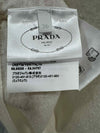 Prada Logo Silk Knit Short Sleeve Size 36 152162940 [P]