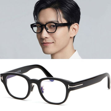 Tom Ford Blue Light Blocking Glasses Frame TF5861DB Luxury Vision Protection Acetate Wellington Asian Fit 123197322