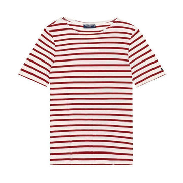 SAINT JAMES Levente Modern Stripe Unisex T-Shirt 9863 ECRU 144734741 [P]