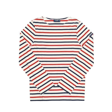 SAINT JAMES ECRU MARIN TULIPE Modern Streifen Unisex Langarmshirt 8115 147335277 [P]