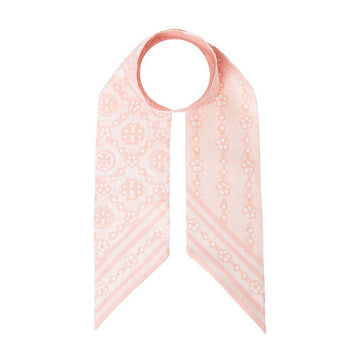 Tory Burch Monogram Floral Silk Scarf 183194 650 151934699