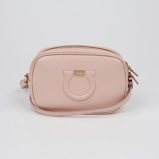 SALVATORE FERRAGAMO 21 H006 Gancini City Mini Schulter Crossbody Bag 154037385 [P]