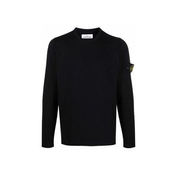 Stone Island Stone Wappen Round Knit Black 7615502B0 V0029 52683347