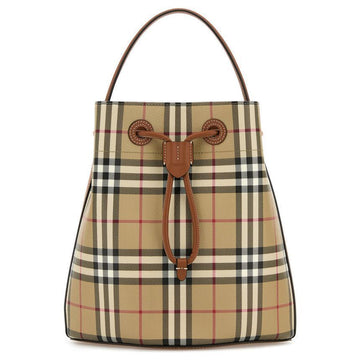 BURBERRY ドローストリング バケットバッグ ブライヤーブラウン 8109795 146284456