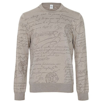 BERLUTI Wool Beige Crew Neck Sweater 152189777