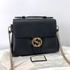 Gucci Interlocking Top Handle Chain Small Shoulder Bag Black (510302) 152191978 [P]