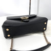 Gucci Interlocking Top Handle Chain Small Shoulder Bag Black (510302) 152191978 [P]