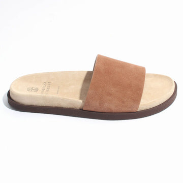 Brunello Cucinelli Suede Slipper Brown MZUSOLY236 CHW89 152193517