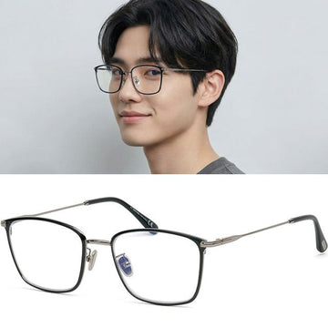 Tom Ford TF5774DB Square Metal Frame Blue Light Blocking Glasses 123197311