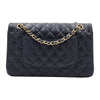 CHANEL ラムスキン クラシック ショルダーバッグ ミディアム ブラック A01112 152197160 [P]