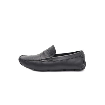 SALVATORE FERRAGAMO Embossed Gancini Muster Männer Driving Loafer 020356 152197227