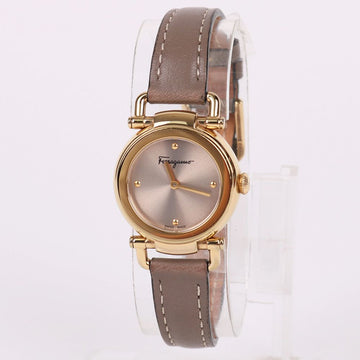 SALVATORE FERRAGAMO Gancini Quarz Lederuhr 152197307