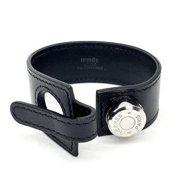 HERMES Lederarmband Schwarz 6VHEA32125 152198502