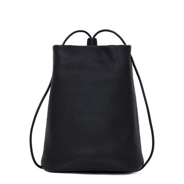 THE ROW Schwarzer Leder Rucksack 152198544