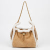 CHANEL Shearling 25 Small Hobo Shoulder Bag 151663236 [P]