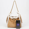 CHANEL Shearling 25 Small Hobo Shoulder Bag 151663236 [P]