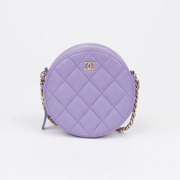 CHANEL Runde Mini-Chain Shoulder Crossbody Bag AP0245 153841085