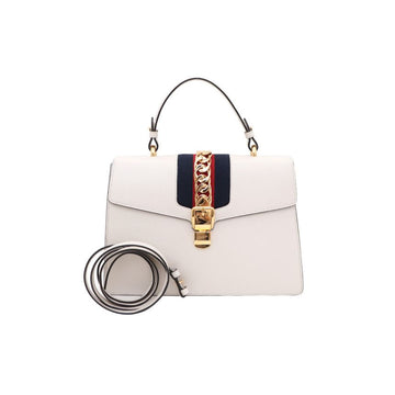 GUCCI 431665 シルビ ミディアムトートバッグ兼ショルダーバッグ 52066669 152198910