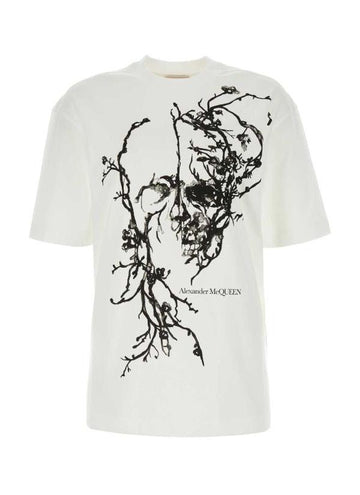 ALEXANDER MCQUEEN Blossom Skull Oversized T-Shirt 152200339