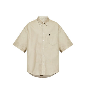 AMI Oxford Kurzarmhemd mit kleinem Logo CO0210 A036 152200377