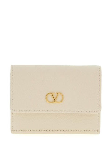 Valentino Logo Signature Trifold Wallet 152200631