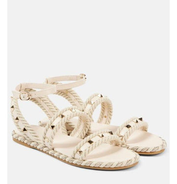 Valentino Rockstud Crochet Sandals 6W2S0KW8 EMP I16 152200639