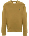 MAISON KITSUNE Comfort Sweatshirt mit Bold Fox Head Patches MM00316KM0307 P358 152200877 [P]