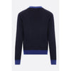 MAISON KITSUNE ボールドフォックスヘッドパッチバイカラーカーディガンNM00507KT1036 P476 152200933 [P]