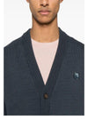 MAISON KITSUNE Komfortabler Cardigan mit auffälligem Fuchs-Logo OM00502KT1099 0076 152201047 [P]