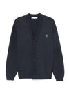 MAISON KITSUNE Komfortabler Cardigan mit auffälligem Fuchs-Logo OM00502KT1099 0076 152201047 [P]