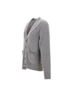 THOM BROWNE メリノウール ウォッシュド ピケ カーディガン 055 152201073 [P]