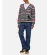 THOM BROWNE Woll-Mohair-Kardigan mit Rosen und Raben MKC554A Y1026 998 152201084 [P]
