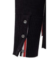 THOM BROWNE Merino-Wolle 2-in-1 Half 4-Bar Pullover MKA517B Y1018 035 152201120 [P]
