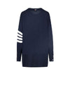 THOM BROWNE オーバーサイズ クルーネック 4バ ストライプ ニット 152201194 [P]