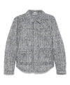 THOM BROWNE チェック ヘア モヘア ユーティリティ ジャケット MJO220U F0931 980 152201220 [P]