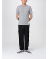 THOM BROWNE Baumwoll-Waffle-Ripp-Ausschnittshirt MJS287A J0216 055 152201233 [P]