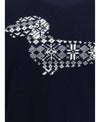 Thom Browne Merino Wool Holiday Hector 4-Bar Pullover Knit 26SS Navy MKA573A Y1029 415 152201373 [P]