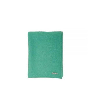 Auralee Brushed Alpaca Wool Melton Large Stole Jade Green A23AM06AS 152201847