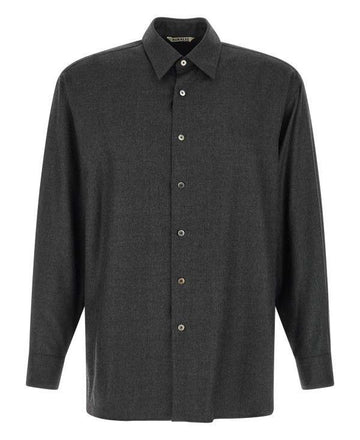 Auralee Super Light Wool Shirt Top Charcoal A25AS01OS 152202094