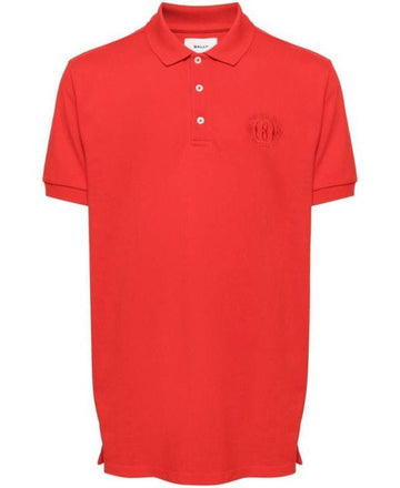 Bally Logo Embroidered Polo Short Sleeve T-Shirt 152202256