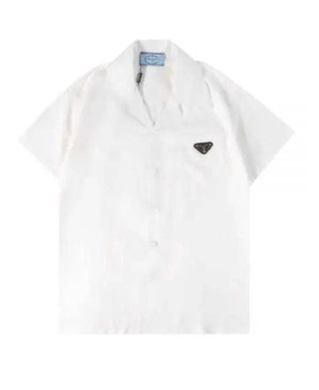 Prada Triangle Logo Cotton Short Sleeve Shirt P476G S232 13QA F0009 152202840