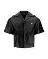 Prada Napa Leather Shirt UPC176 1WDV F0002 152202871 [P]