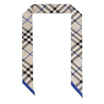 BURBERRY スキニーチェックシルクスカーフ 152202940